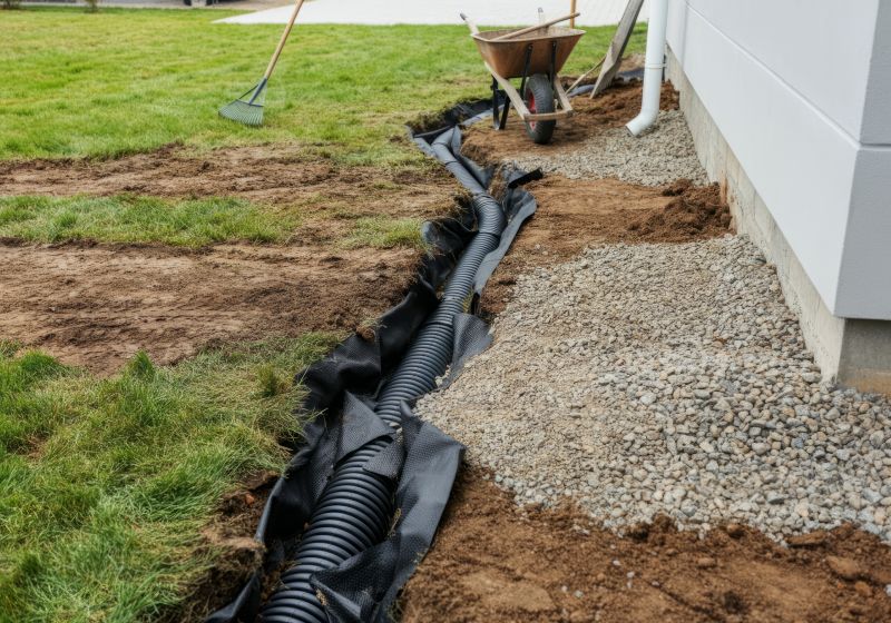Outdoor Drainage System Installation
